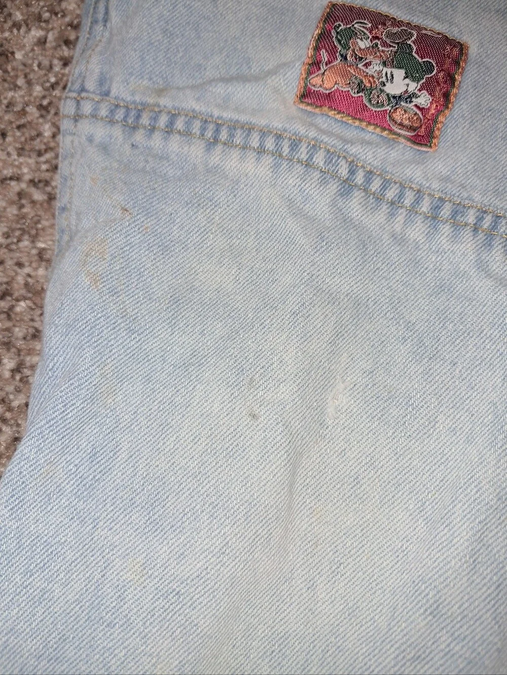 Vintage Disney brand Little boys or girls overall and top set, 24 months and 3t